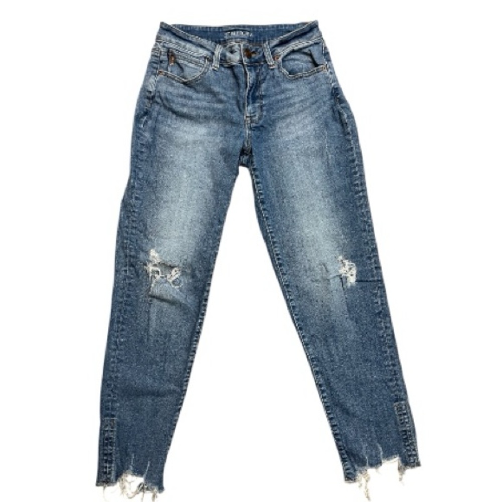 Maurices Distressed Boyfriend Jean